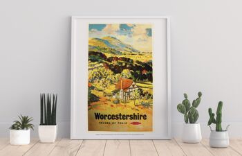 Worcestershire, Voyage en train - 11X14" Premium Art Print