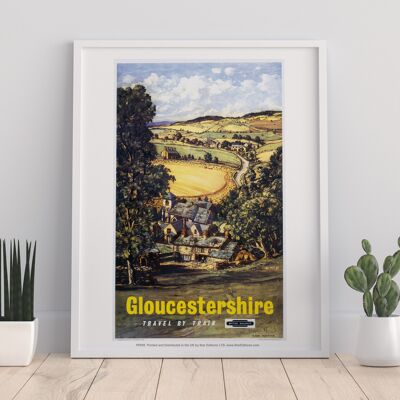 Gloucestershire - 11 x 14" stampa d'arte premium