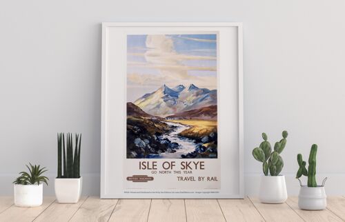 Isle Of Skye, Go North This Year - 11X14” Premium Art Print