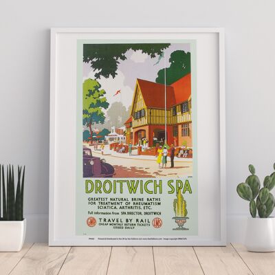 Spa Driotwich - Impresión de arte premium de 11X14"
