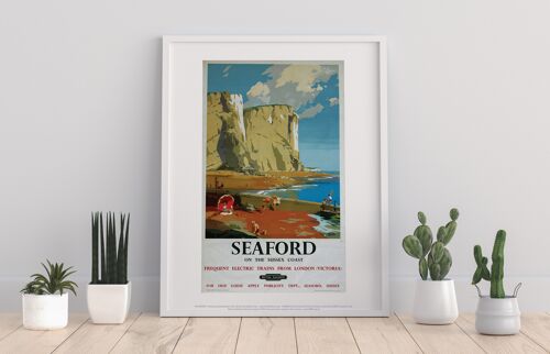 Seaford On The Sussex Coast - 11X14” Premium Art Print