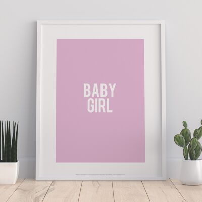 Baby Girl – Premium-Kunstdruck im Format 11 x 14 Zoll