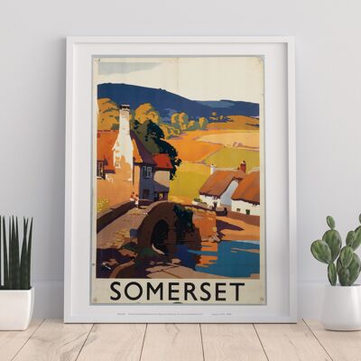 Somerset – Premium-Kunstdruck im Format 11 x 14 Zoll