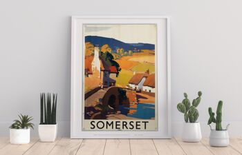 Somerset - Impression artistique de qualité supérieure 11 x 14 po