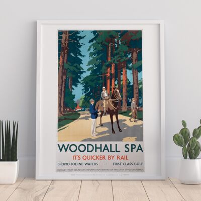 Woodhall Spa - Impresión de arte premium de 11X14"