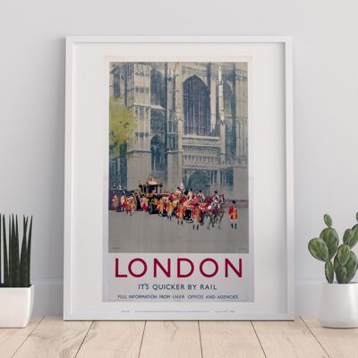 London Parade St Paul's - Stampa artistica premium 11 x 14".