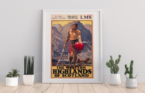 The Western Highlands Of Scotland - 11X14” Premium Art Print