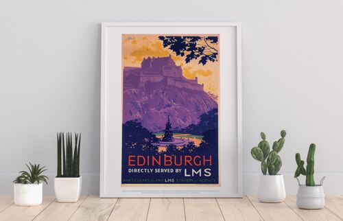Edinburgh Purle Hill - 11X14” Premium Art Print