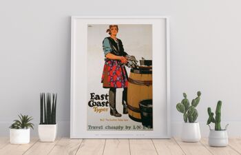 East Coast Types No 2 The Scottish Fisher Lass - Impression artistique