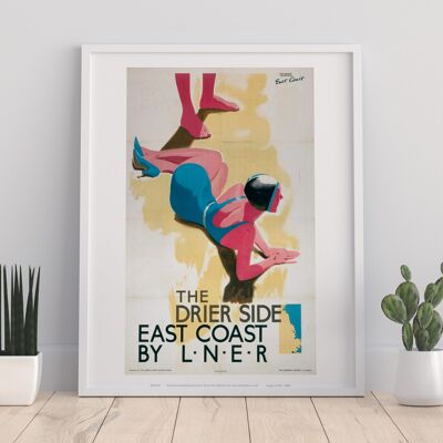 Costa este - El lado más seco - 11X14" Premium Art Print