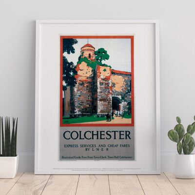Castillo de Colchester - Impresión de arte premium de 11X14"