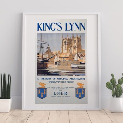 King's Lynn - Impresión de arte premium de 11X14"