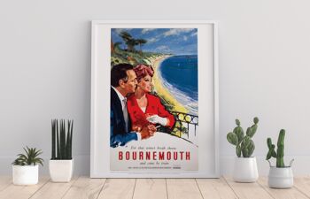 Bournemouth, pour cette pause hivernale - Impression artistique Premium
