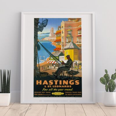 Hastings And St Leonards, Fine All Year Round - Art Print