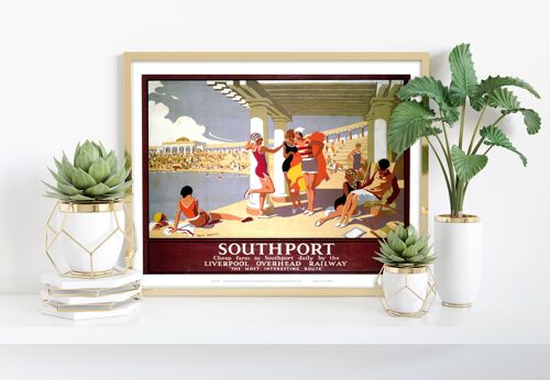 Southport - Swimming Pool - 11X14” Premium Art Print