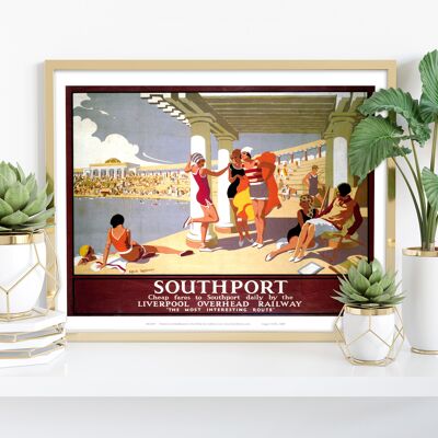 Southport - Piscina - Stampa artistica premium 11 x 14".