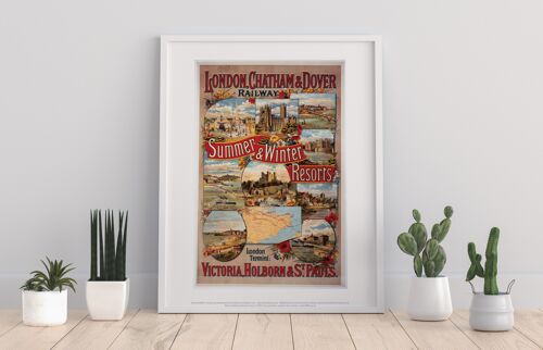 Summer And Winter Resorts - Art Print