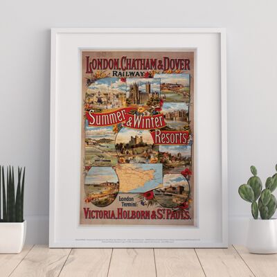 Summer And Winter Resorts - Art Print