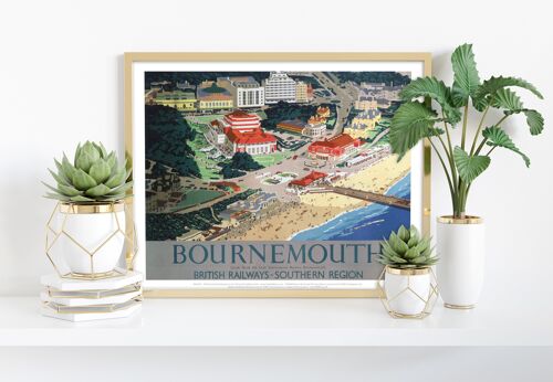 Bournemouth, Southern Region - 11X14” Premium Art Print