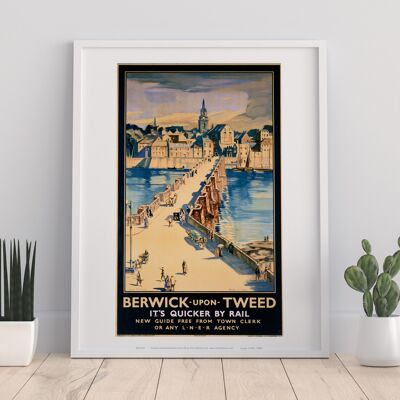 Berwick-Upon-Tweed - Impresión de arte premium de 11X14"