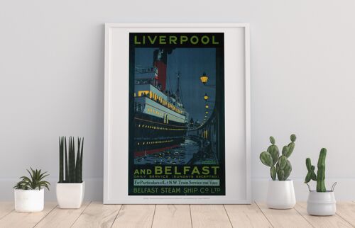 Liverpool And Belfast - 11X14” Premium Art Print