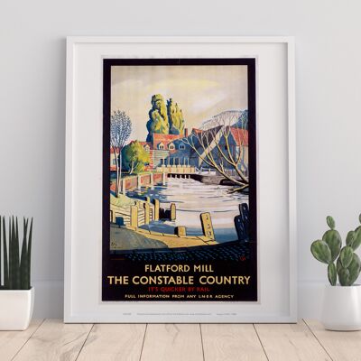 Flatford Mill, The Constable Country - Lámina artística premium