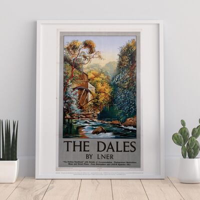 The Dales - Moulin à eau - 11X14" Premium Art Print