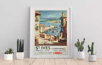 St. Ives, Cornouailles - Glorious Sands - Impression artistique Premium