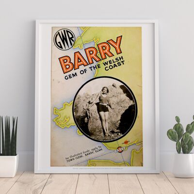 Barry - Gem Of Welsh Coast - 11X14” Premium Art Print