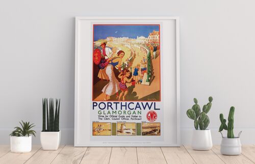 Porthcawl, Glamorganshire - 11X14” Premium Art Print