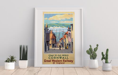 Old World Cornwall - 11X14” Premium Art Print