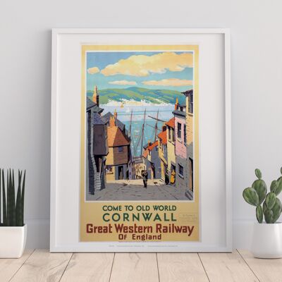 Old World Cornwall - 11X14” Premium Art Print