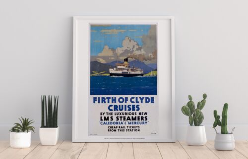 Firth Of Clyde Cruise's - 11X14” Premium Art Print
