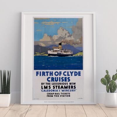 Firth Of Clyde Cruise's - Impresión de arte premium de 11X14"