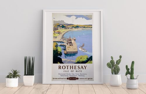 Rothesay, Isle Of Bute - 11X14” Premium Art Print