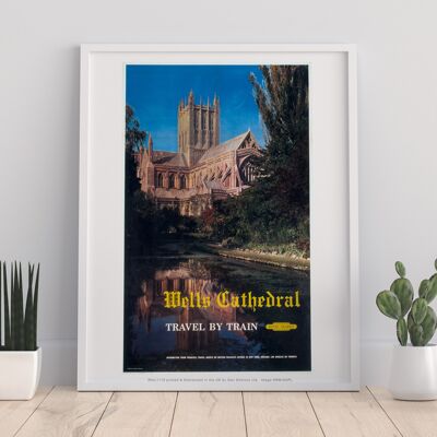 Wells Cathedral - British Railways - Premium Art Print