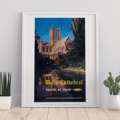 Wells Cathedral - British Railways - Premium Art Print