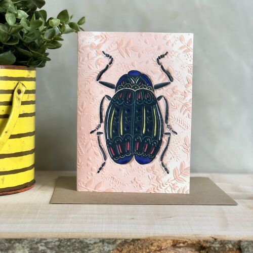 Beetle Greeting Notecard