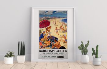Burnham-On-Se, la station familiale préférée - Impression artistique