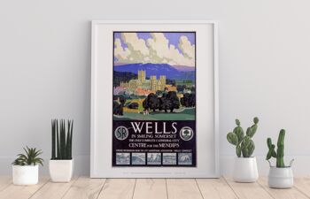 Wells dans le Somerset souriant - 11X14" Premium Art Print