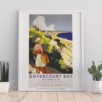 Bahía de Dovercourt, Harwich - Impresión de arte premium de 11X14"
