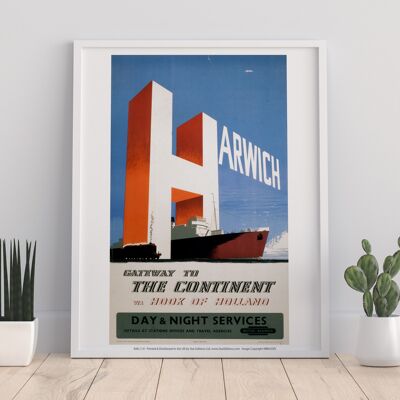 Harwich, Gateway To The Continent - 11X14” Premium Art Print