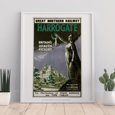 Harrogate, Gran Bretaña Health Resort - 11X14" Premium Art Print