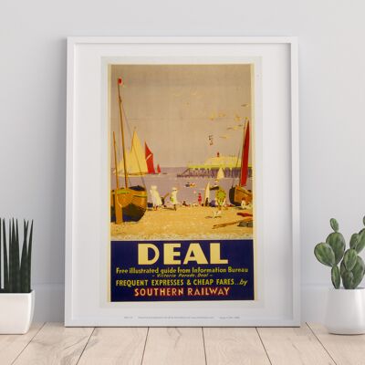 Deal – Southern Railway – Premium-Kunstdruck im Format 11 x 14 Zoll