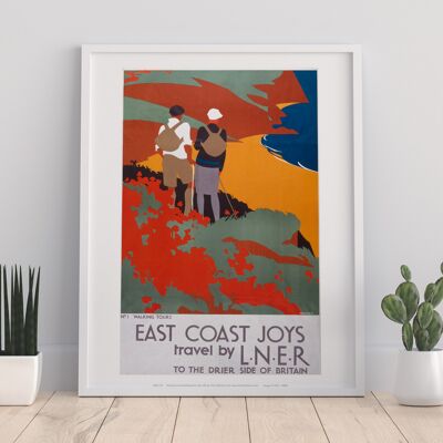 East Coast Joys No 1 Walking Tours - Stampa artistica premium