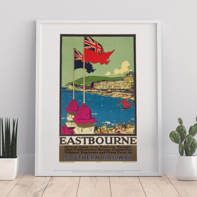 Eastbourne, chemins de fer du sud - 11X14" Premium Art Print