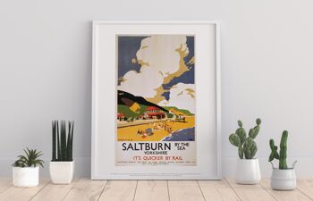Saltburn-By-The-Sea, Yorkshire - 11X14" Premium Art Print