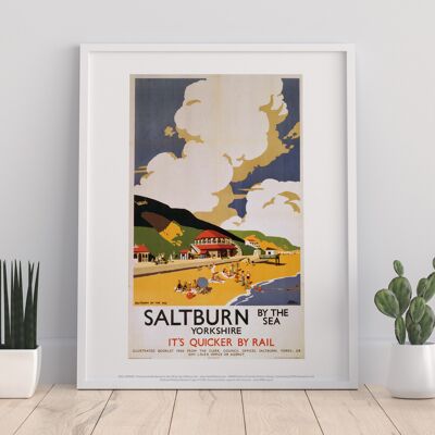 Saltburn-By-The-Sea, Yorkshire - 11X14” Premium Art Print