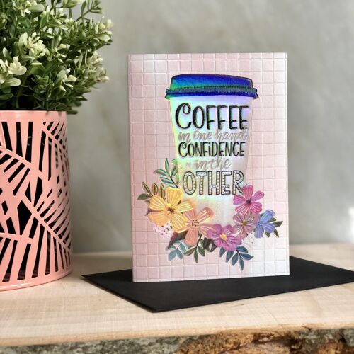 Coffee Cup Greeting Notecard