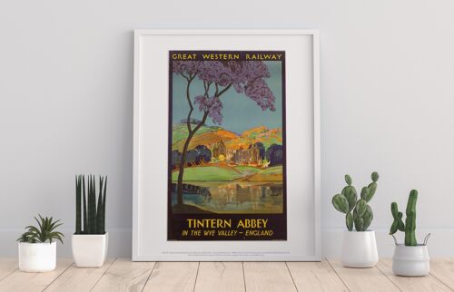 Tintern Abbey In The Wye Valley - 11X14” Premium Art Print